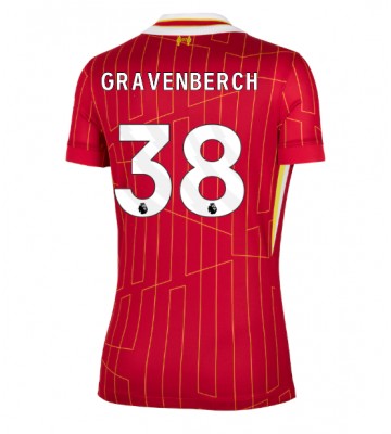 Liverpool Ryan Gravenberch #38 Primera Equipación Mujer 2024-25 Manga Corta